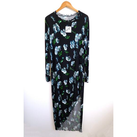 JONATHAN COHEN Lettuce Edge Maxi Dress Neiman Marcus Sustainable XS NWT $415 - Picture 3 of 13